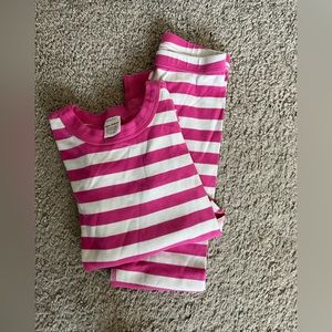 Hanna Andersson Striped Pink Pajamas